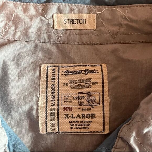 Colours by Alexander Julian Mens XL button down shirt blue​​​ - Picture 5 of 16